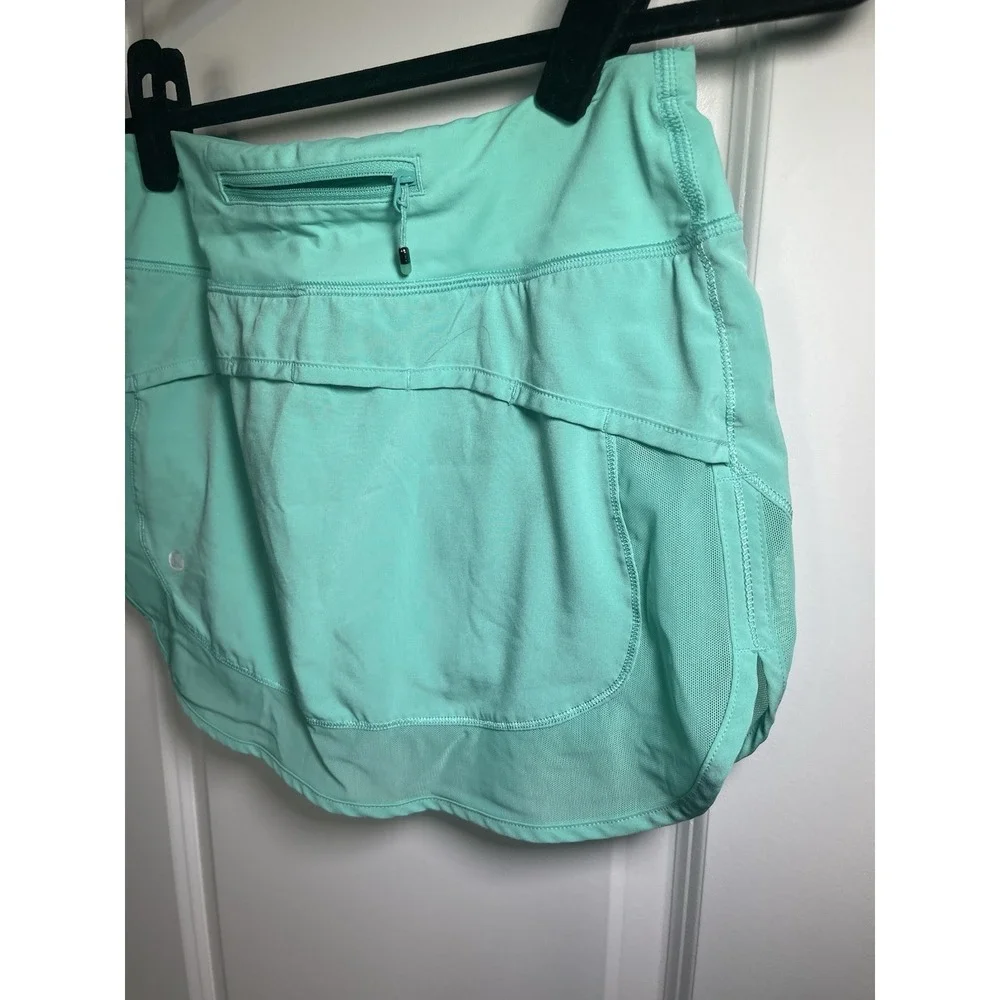 Lululemon‎ 2 Hotty Hot Skirt Bali Breeze Oasis Green EUC! Rare Color!
